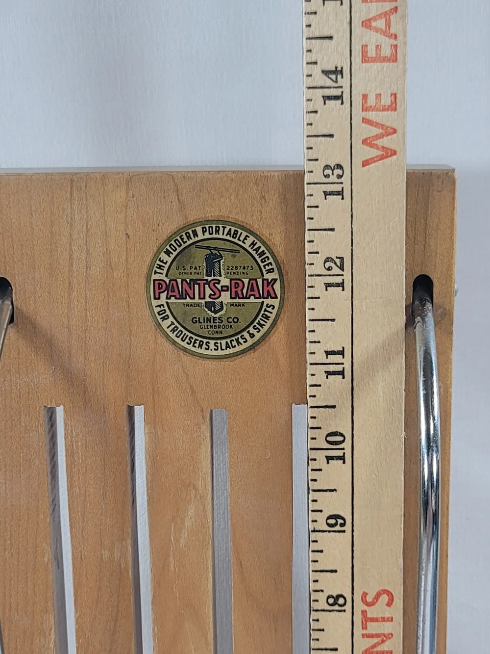 Wooden Pants Hanger Rack - Natural Wood